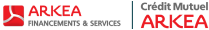 Logo Arkea Financements & Services, Crédit Mutuel Arkea